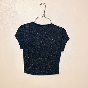 ❤️ Glittery Crop Top
